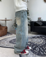 Loupe Wide Dart Denim Pants