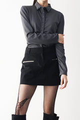 ナッティラインシャーリングシャツ