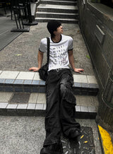Cropped Muscle-Fit Archive T-Shirt