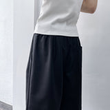 Deep Pleat Wide Shorts
