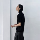 Minimal Textured Boxy Shirt