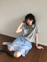 Dear PK collar t-shirt
