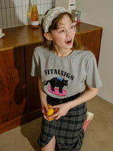 Meow Cat T-shirt (2C)