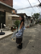 Kine Shirred Bermuda Pants (3color)