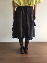 Lo-fi check layer skirt (1color)
