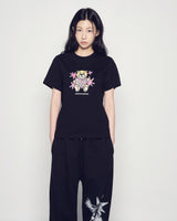 25FW WOMAN AC ベアハートショートスリーブ ブラック