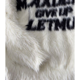 [Unisex] D Snow Lettering Angora Knitwear (2 colors)