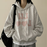 Luro dot heart lettering hood