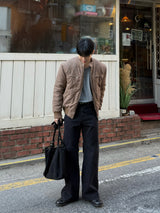 Vintage flare black denim pants