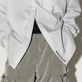 Essential pocket slit shirt  Light gray