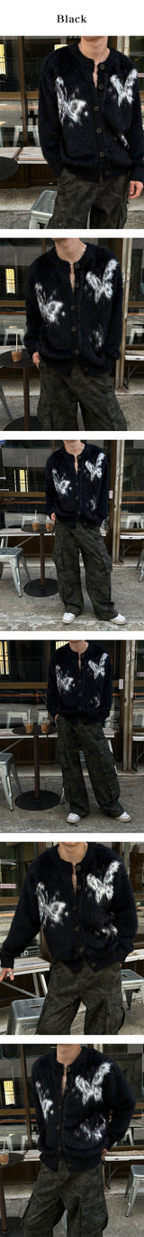 [F/W] Heavy angora fly cardigan(2color)