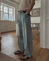 Ice Curved Wide Denim