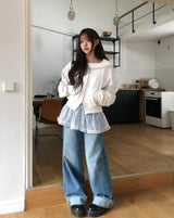 Kathy See-Through Frill Skirt