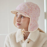 Sprinkle Teddy Reversible Trooper Hat (Ivory)