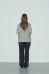 ツーウェイTシャツ_メランジグレー