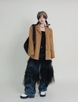 Hayley Cancanシースルーレースロングスカート