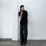 Retro Stripe Wide Trousers