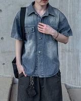 Weather Half Denim Jacket