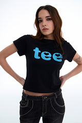 ミスティックタイプロゴTシャツ [Black]