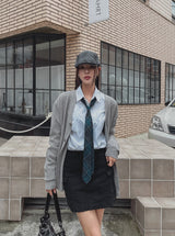 Kenin incision cargo miniskirt