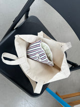 Pop-Up Pouch - Terry (Pink+Navy)
