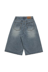 Summer Denim Bermuda Pants