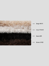 Rachel Two-Belt Detail Short Length Fur Jacket (Lining Quilted)