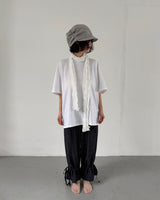 Back Hole Cotton Tee