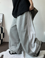 SIDE COLORATION PINTUCK BALLOON PANTS 💙🩶🖤🤍3COLOR
