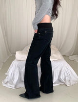 Couduroy banding boots cut pants(2color)