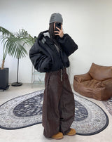 Veron Curved Corduroy Pants