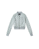 Dot Graphic Windbreaker _ GREY