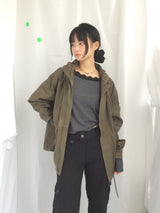 Feminine Flat Neck Long T-Shirt