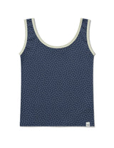 スター コントラスト スリーブレス(NAVY)