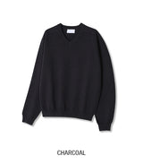 ルイン ショルダーライン Vネックニット