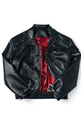 Python Embossed Buckle Jacket
