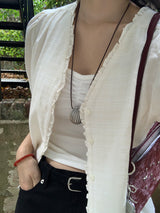 [MADE] Lenoa Frill Blouse