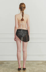 MEMORY WRAP SKIRT black