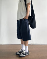 Temple Linen Bermuda Pants