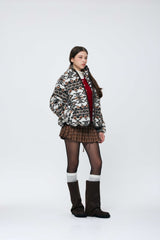 NORDEN FLEECE JACKET / BROWN