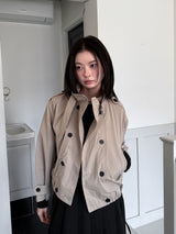 ダブルボタントレンチジャケット