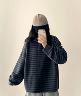 Momo Dangala Loose Fit Collar Sweatshirt