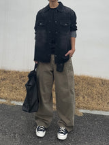 Over Washing Western Shirt Jacket (No.860)