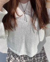watercolor starfish string necklace
