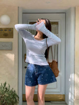 [BELLIDE MADE] 8 colors テンセルレイヤードUネックTシャツ