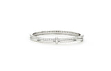 26SS★ H-Link AB(W) Duo Line Pave Bangle