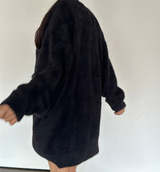 5-BUTTON ANGORA OVERSIZED LOOSE CARDIGAN 🖤 UNIQUE WINTER TOP ZIP-UP