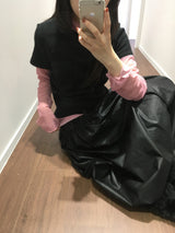 [MD Pick]ベイスリットカットアウトTシャツ (5color)