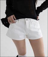 Moa back pocket cotton shorts