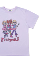 Funky Pals T-shirt [Light purple]